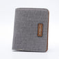 Trendy Ultra-Thin Canvas Wallet for Students