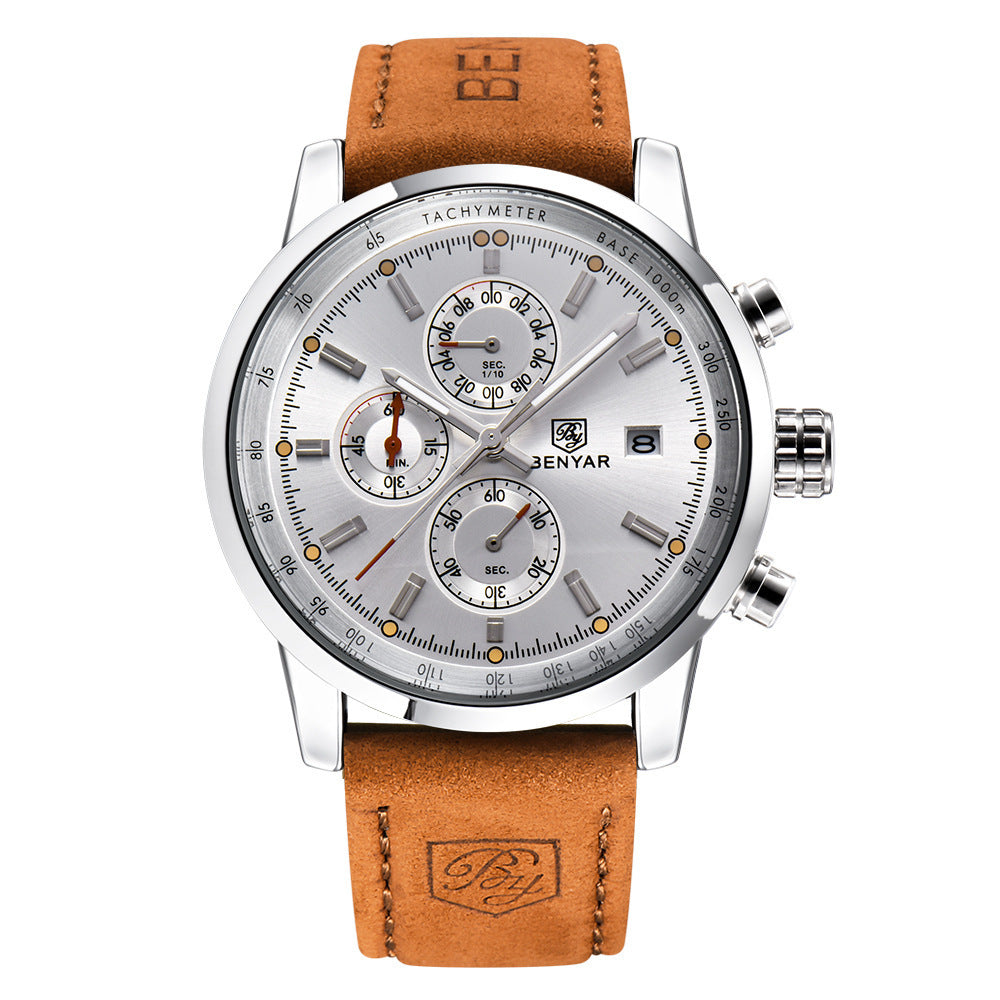 BENYAR Luxury Brand Quartz Watches for Men