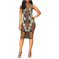 African Ethnic Batik Printed Cotton Dress for Women