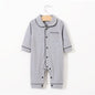 Baby pajamas solid color baby onesies kids clothes