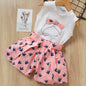 Kids Girls Clothes For Baby Girl Kids T-Shirt Shorts Suit