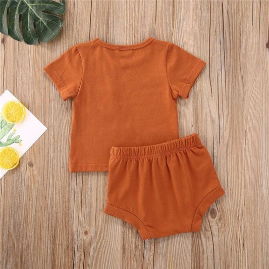 Boy Clothes Kids Shirt Shorts 2pcs For Baby Summer Children