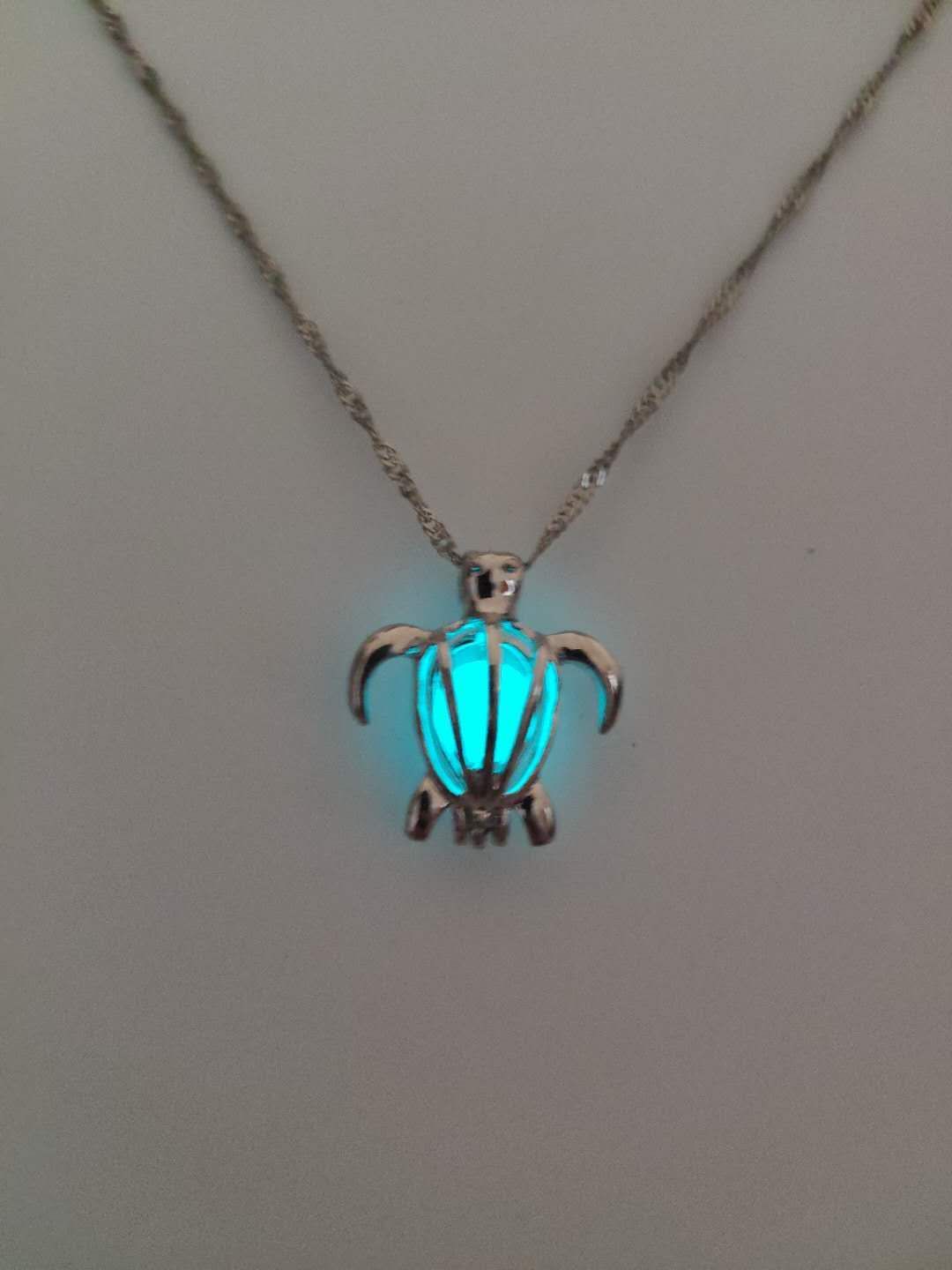 Luminous Turtle Clavicle Chain Necklace for Women