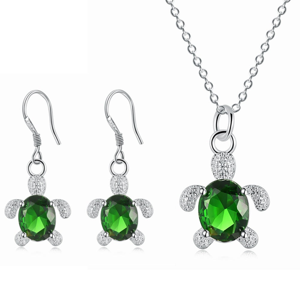 Korean Trendy Turtle Necklace Set – Personalized Jewelry Gifts for Women