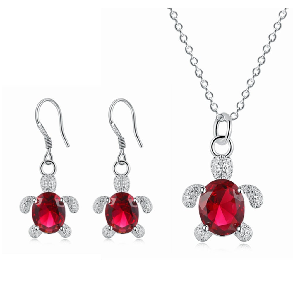 Korean Trendy Turtle Necklace Set – Personalized Jewelry Gifts for Women