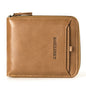 Men's PU Leather Zipper Wallet