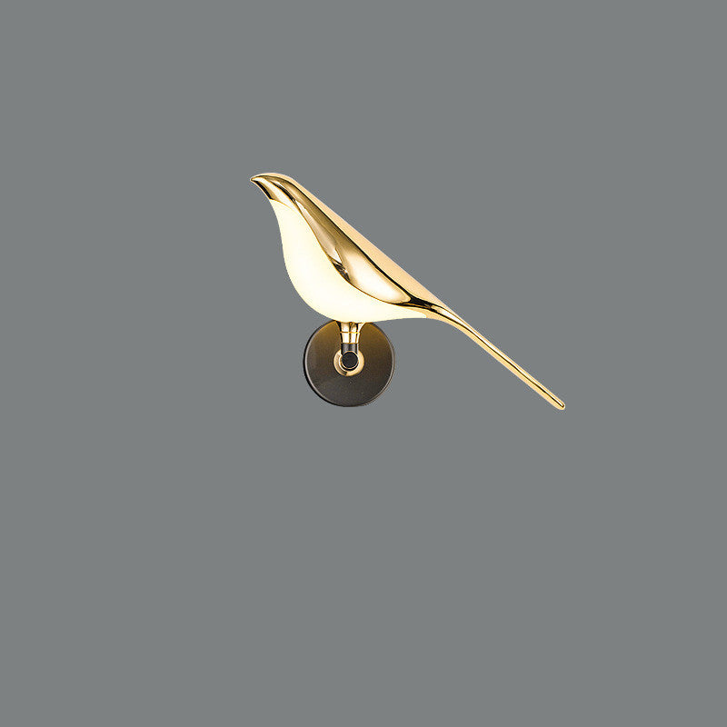 Modern Simplicity LED Wall Lamp – Magpie Bird Model Sconce for Indoor Lighting