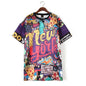 Graffiti Print Oversized T-Shirt Dress for Women