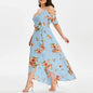 Women's Summer Plus Size Loose Beach Long Dress Skirt