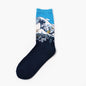 Retro World Famous Painting Men's Socks – Moxiao Factory Direct Selling