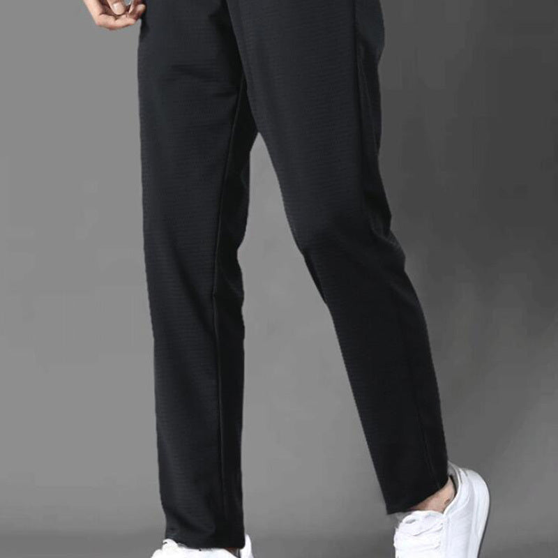 Men's Fashion Ice Silk Mesh Sweatpants – Lightweight and Breathable for Ultimate Comfort