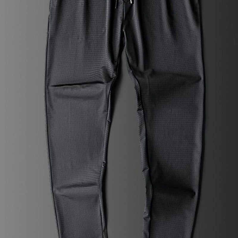 Men's Fashion Ice Silk Mesh Sweatpants – Lightweight and Breathable for Ultimate Comfort