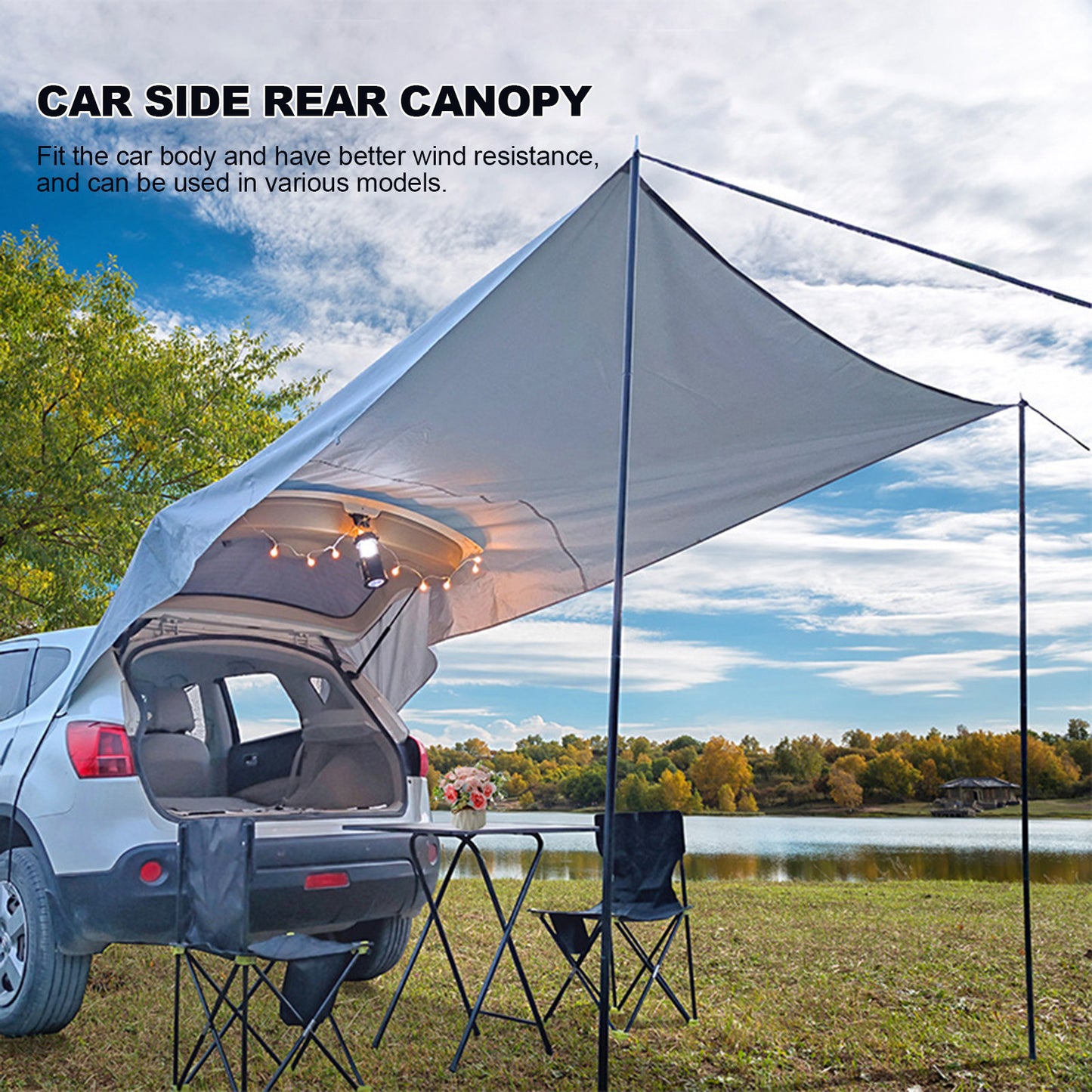 Car Tail Car Side Trunk Canopy Camping Tent