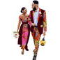 Cotton African Wedding Dress and Suit Sets for Couples