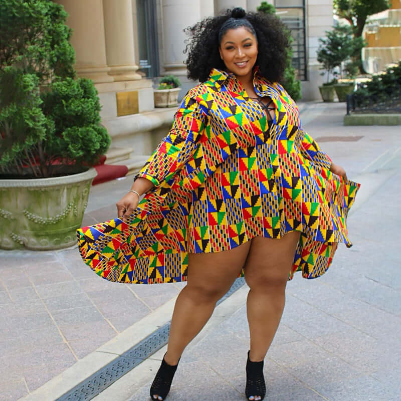 Fashionable Plus Size African Dress for Women