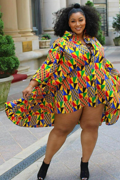 Fashionable Plus Size African Dress for Women