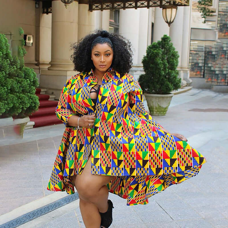 Fashionable Plus Size African Dress for Women