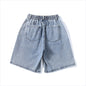 Light-Colored Casual Denim Shorts