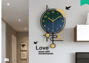 Modern Luxury Wall Clocks for Living Room Decoration