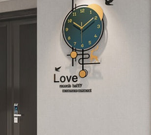 Modern Luxury Wall Clocks for Living Room Decoration