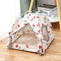 Enclosed Cat House Pet Bed