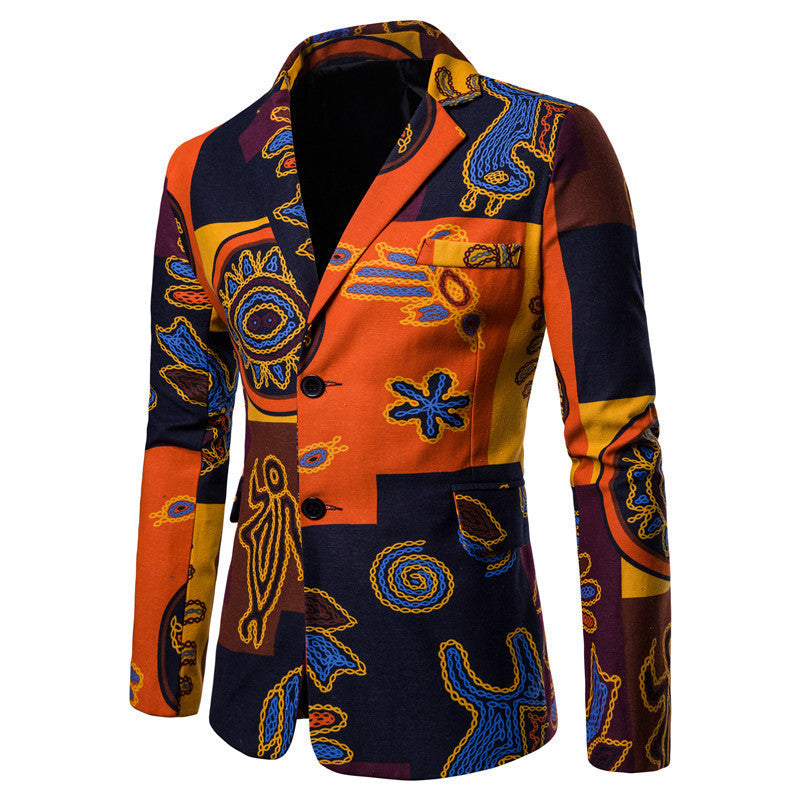 Plus Size African Men's Suit Jacket