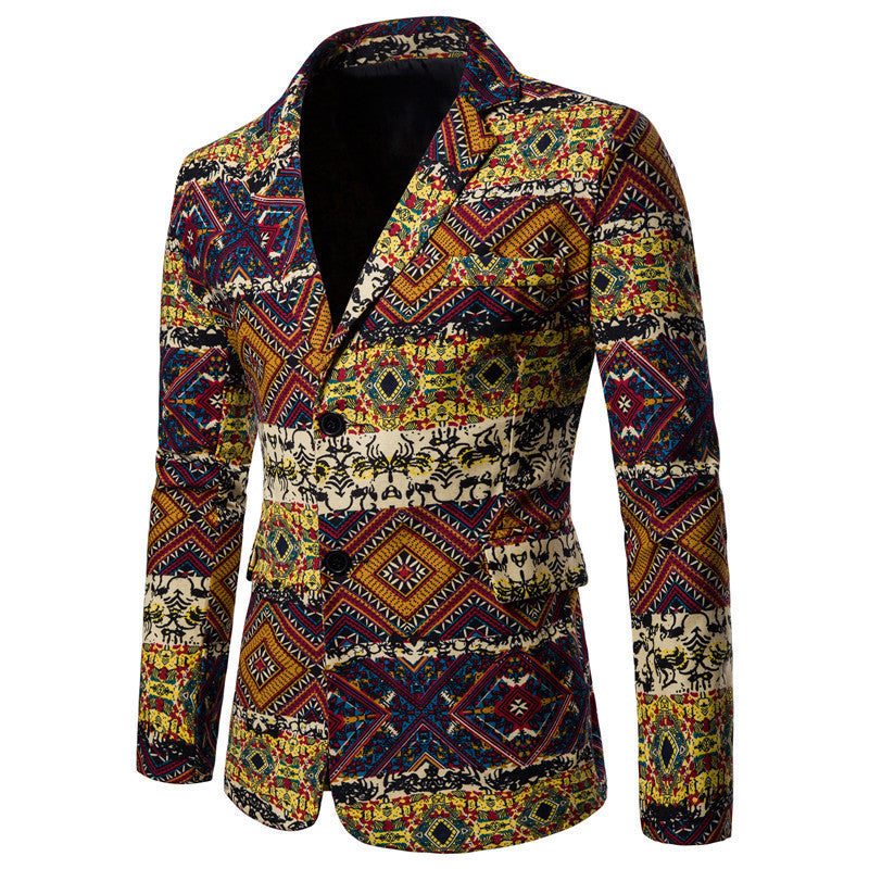 Plus Size African Men's Suit Jacket