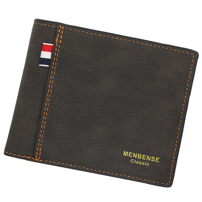 Fashion Retro Tri-Fold Wallet for Men