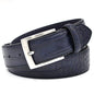 Luxury Faux Pattern Split Leather Men's Designer Belt at Factory Price