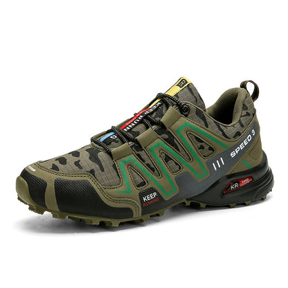 Men Hiking Shoes Climbing Male Sports Shoes Work Safety Toe Tactical Non-Slip Durable Trekking Sneakers Men's Footwear