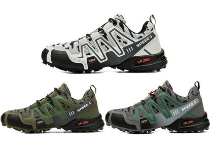 Men Hiking Shoes Climbing Male Sports Shoes Work Safety Toe Tactical Non-Slip Durable Trekking Sneakers Men's Footwear