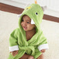 Cartoon Animal Hooded Baby Bath Towels – Soft Cotton Bathrobes for Children