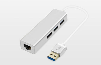 USB 3.0 Gigabit Ethernet LAN RJ45 Network Adapter Hub (1000Mbps)