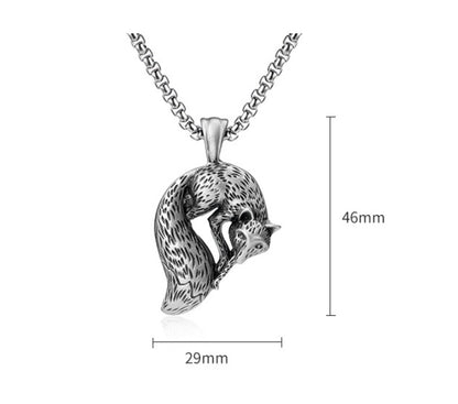 Fox Necklace Personality Men & Women Trendy Simple Accessories