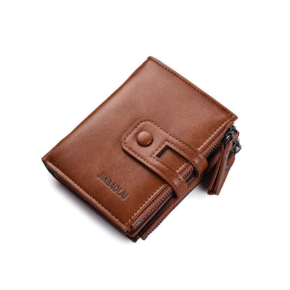 Retro Buckle Multifunctional Men's Wallet