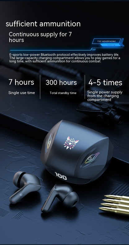 Bluetooth Noise-Reducing TWS Gaming Headset