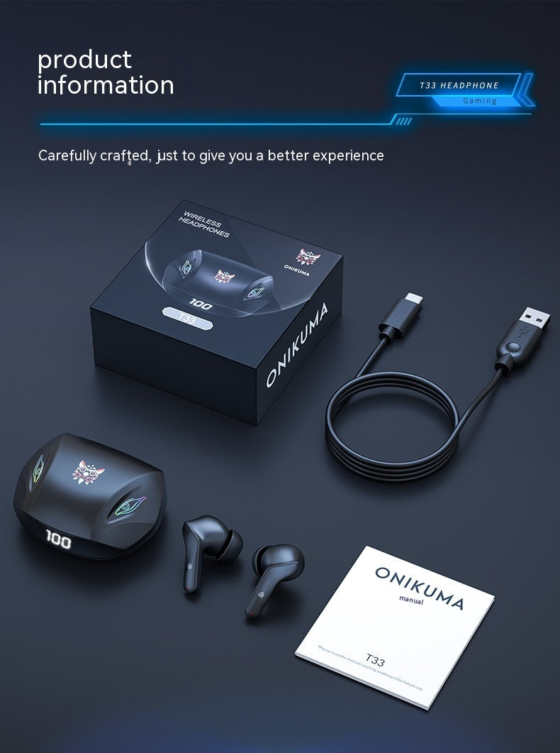 Bluetooth Noise-Reducing TWS Gaming Headset