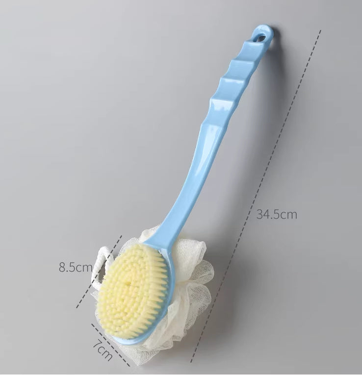 Soft Bath Brush & Back Rub Towel