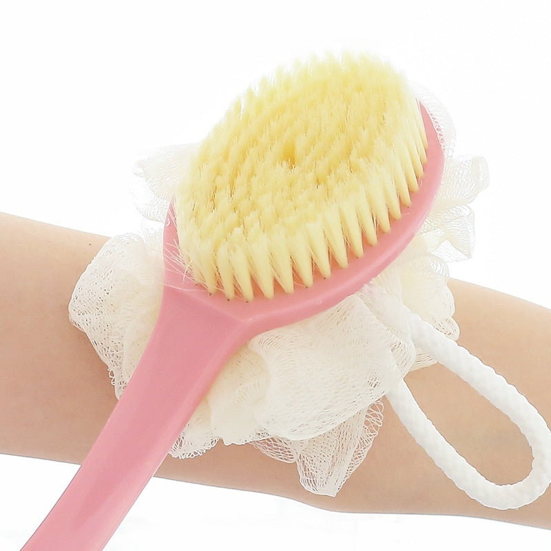 Soft Bath Brush & Back Rub Towel