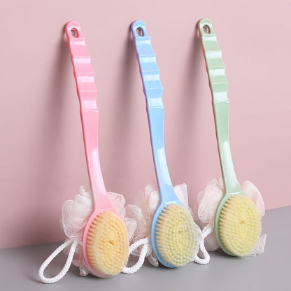 Soft Bath Brush & Back Rub Towel