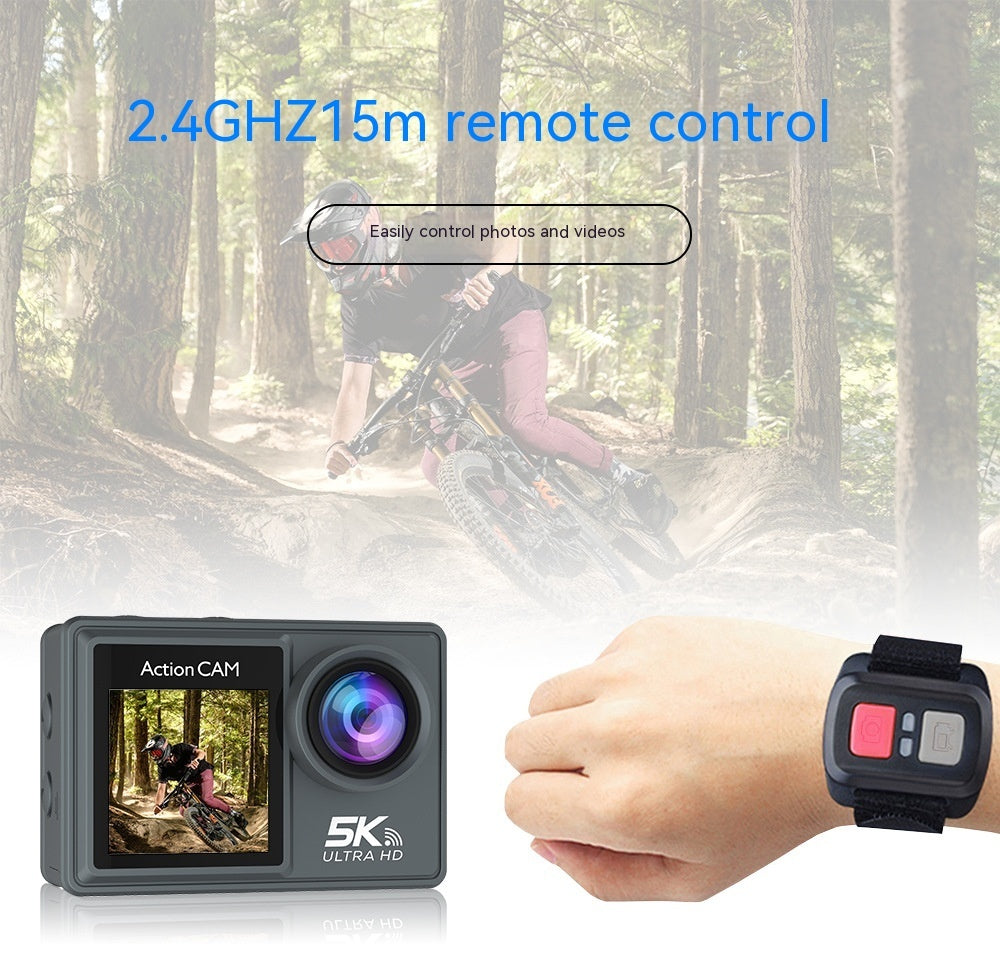 5K Waterproof Sports Camera WIFI Remote Control Camera