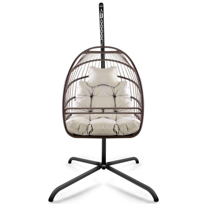 Swing Egg Chair with Stand – Indoor/Outdoor Hammock Chair - PureSelect