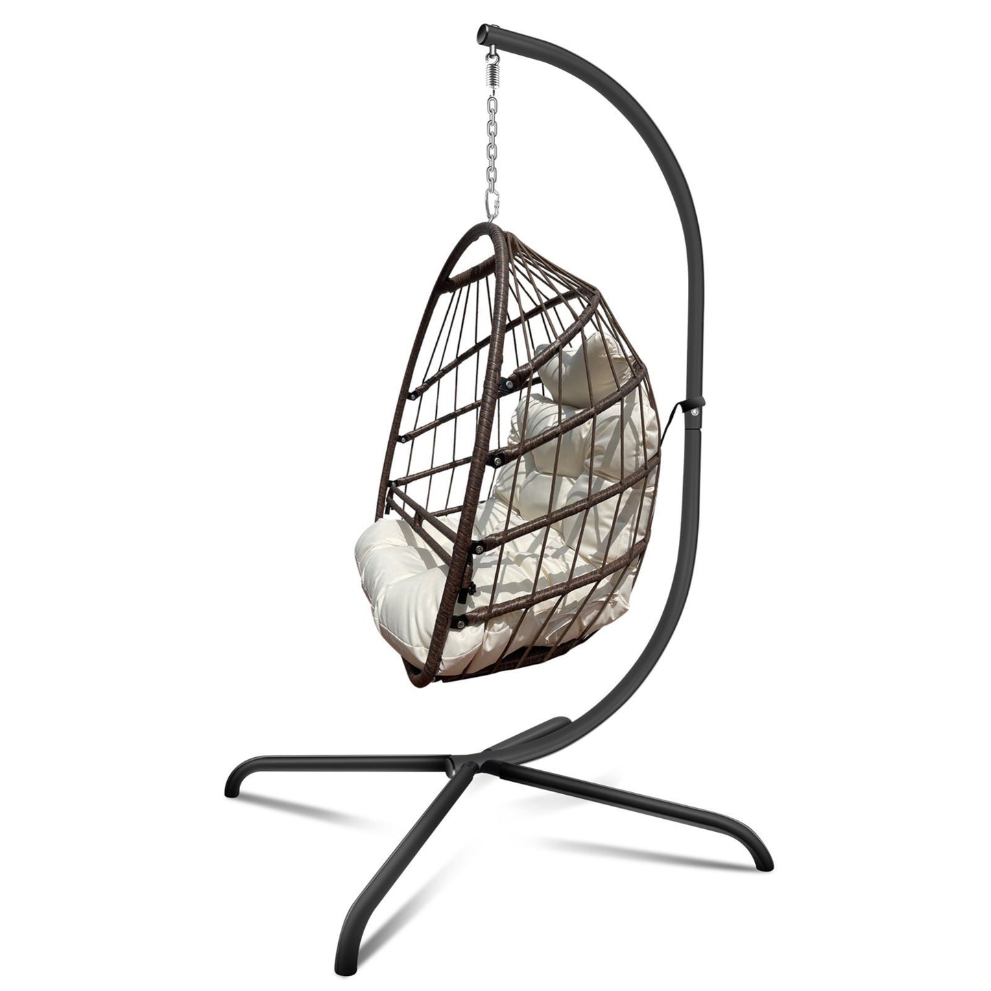 Swing Egg Chair with Stand – Indoor/Outdoor Hammock Chair - PureSelect