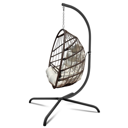 Swing Egg Chair with Stand – Indoor/Outdoor Hammock Chair - PureSelect