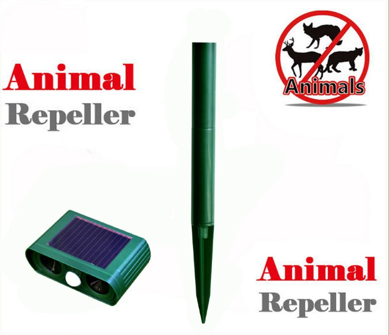 Solar Powered Ultrasonic Animal Repeller