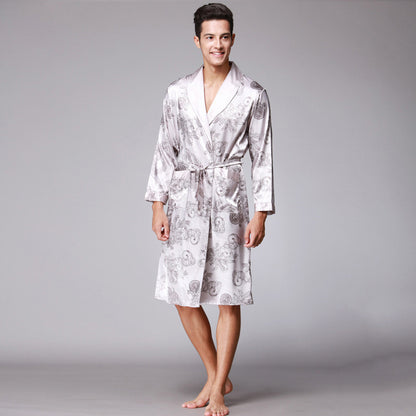 Luxurious Men's Silk Robe