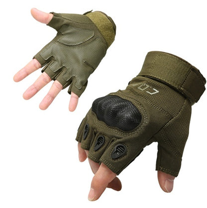 Tactical Half Finger Gloves for Men – Military-Grade Protective Gear - PureSelect