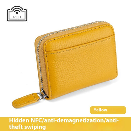 2024 RFID Genuine Leather Card Wallet