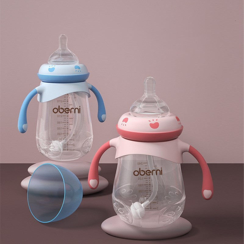 Breitkaliber Anti-Colic-Babyflasche mit Anti-Fall-Design