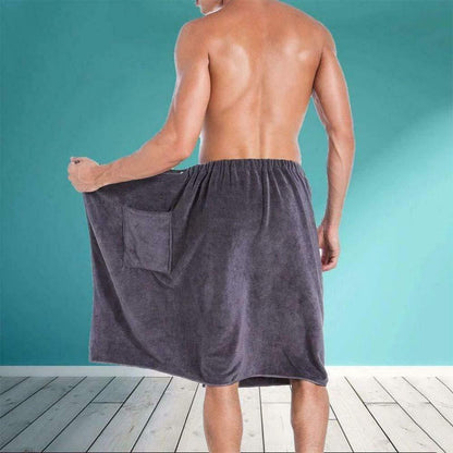 Men's bath towel bath skirt